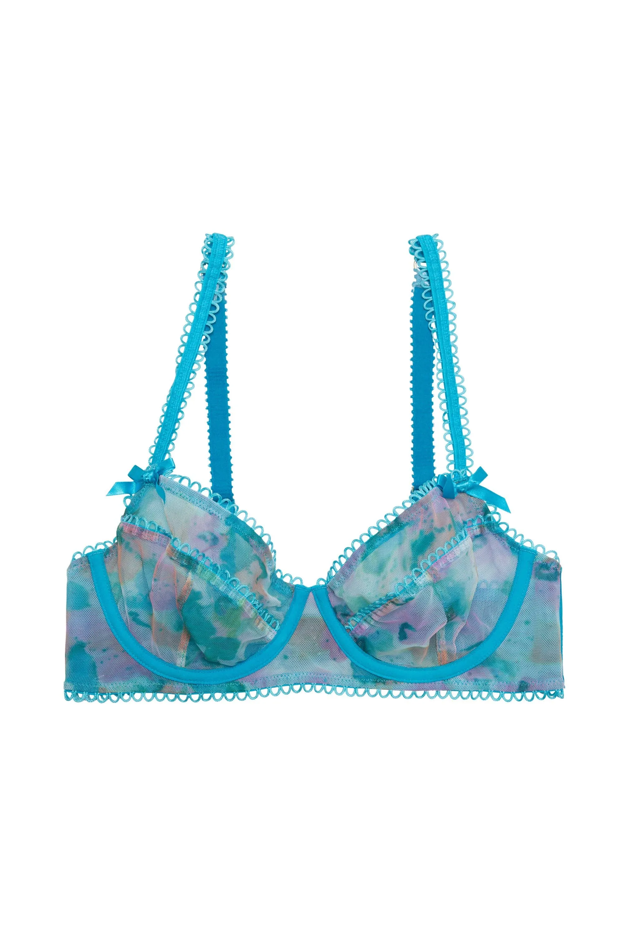 Joey Blue Watercolour Bra