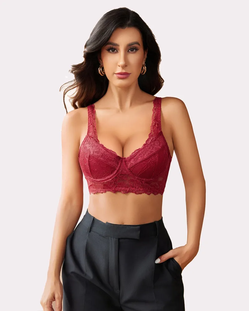 Lace Bralettes with Underwire