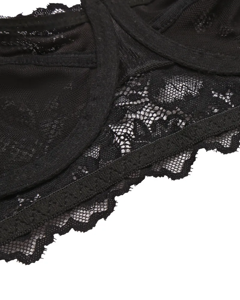 Lace Bralettes with Underwire