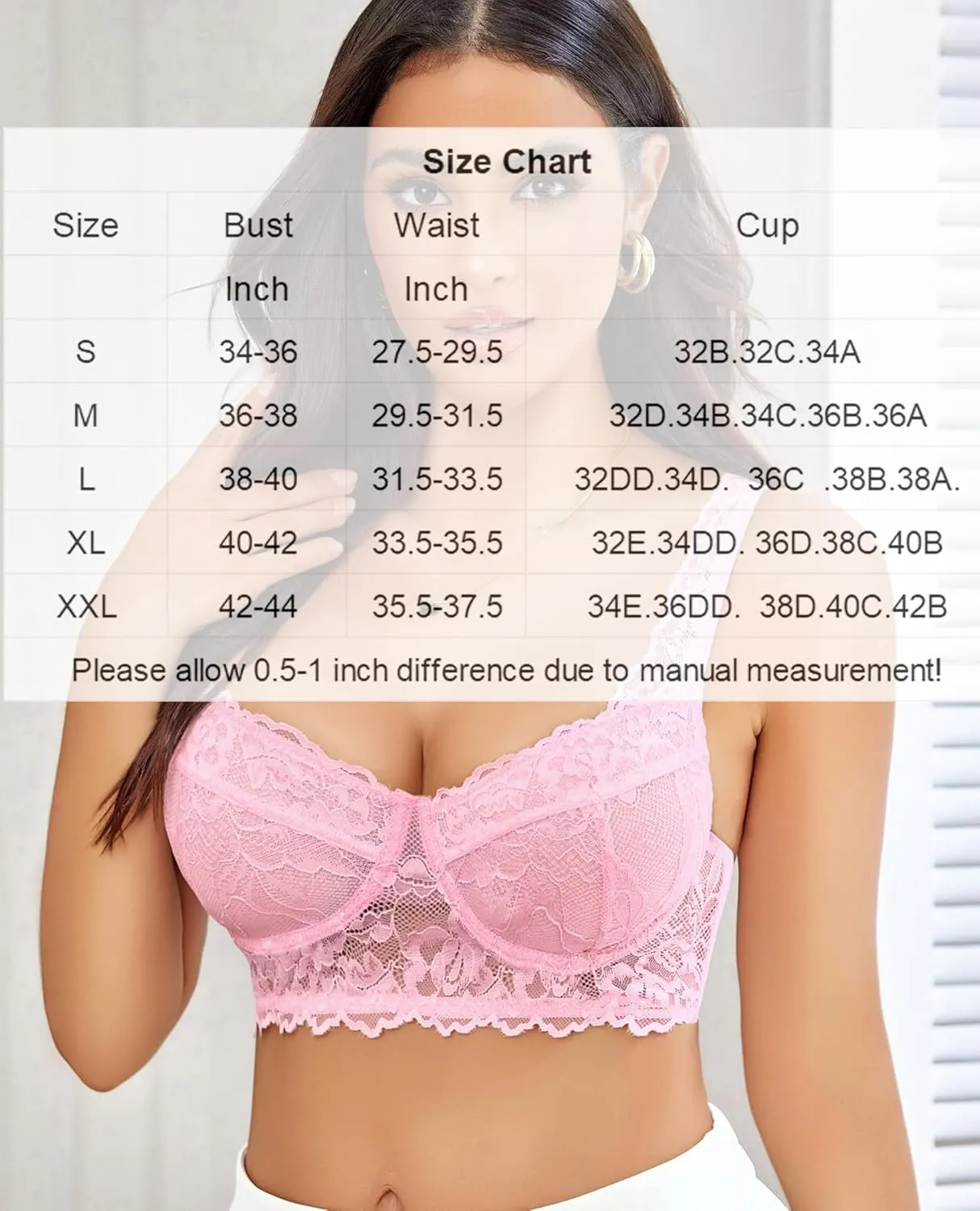 Lace Bralettes with Underwire