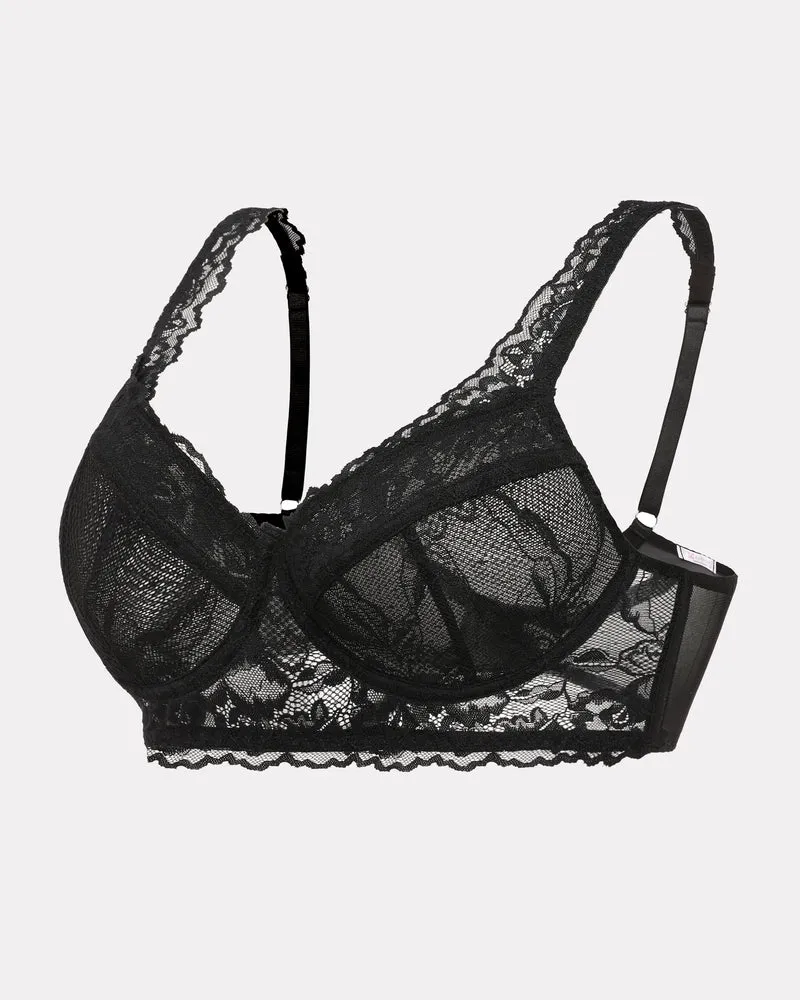 Lace Bralettes with Underwire