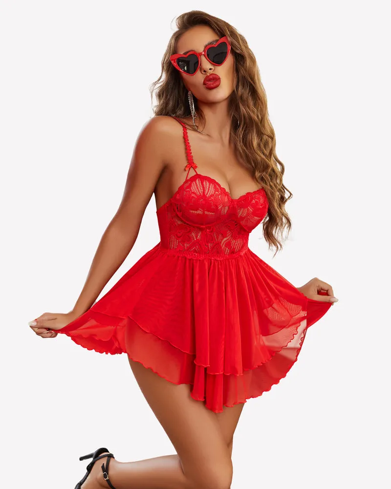 Lace Floral Night Gowns
