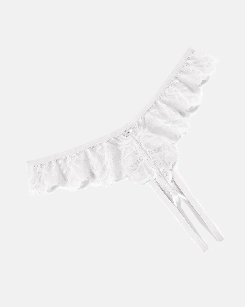 Lace Panties Criss Corss Thong Briefs