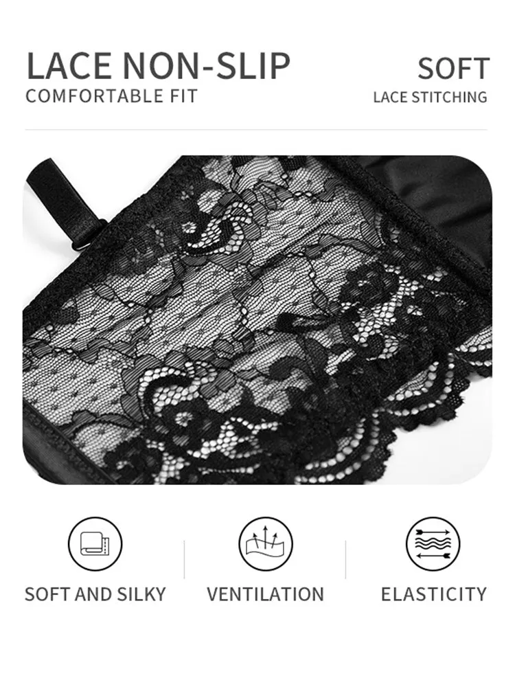 Lace Plunge Push Up Longline Bras
