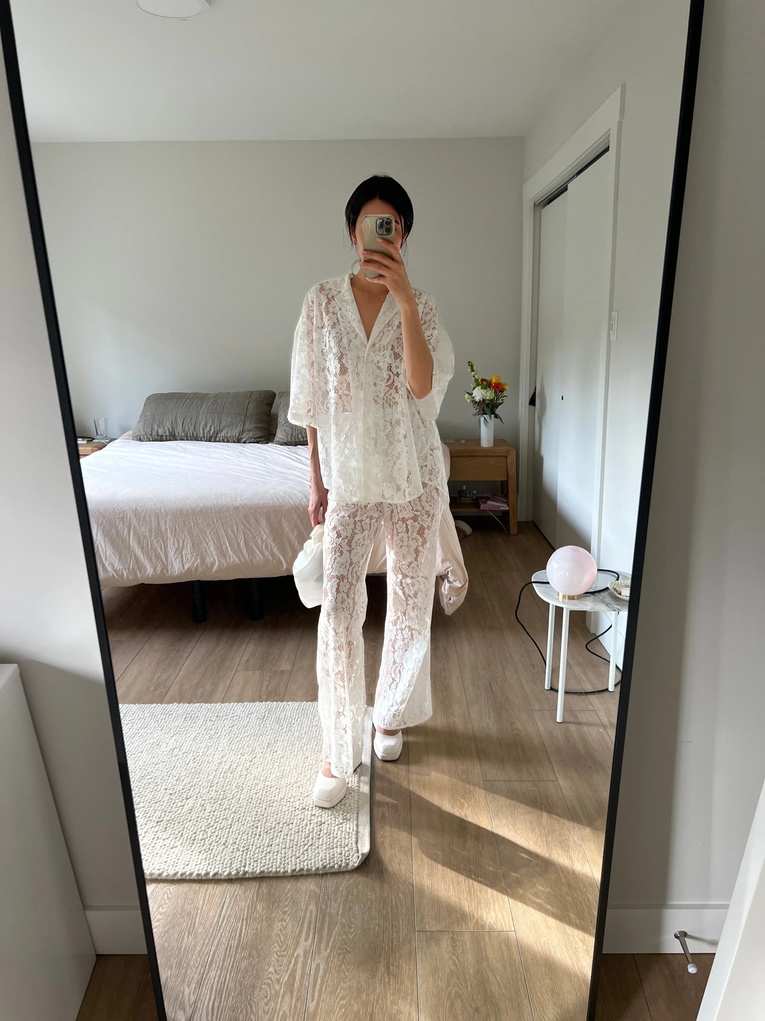 Lace Romeo Button Down - Ready to Ship