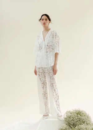 Lace Romeo Button Down - Ready to Ship