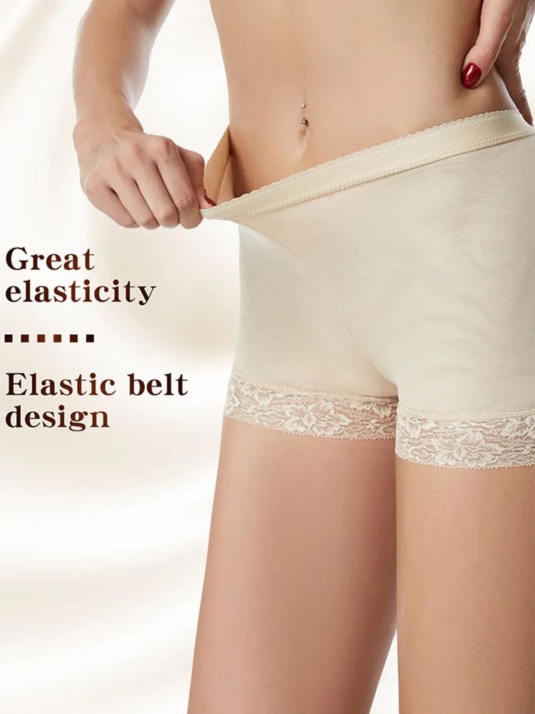 Lace Trim Padded Shapewear Panty