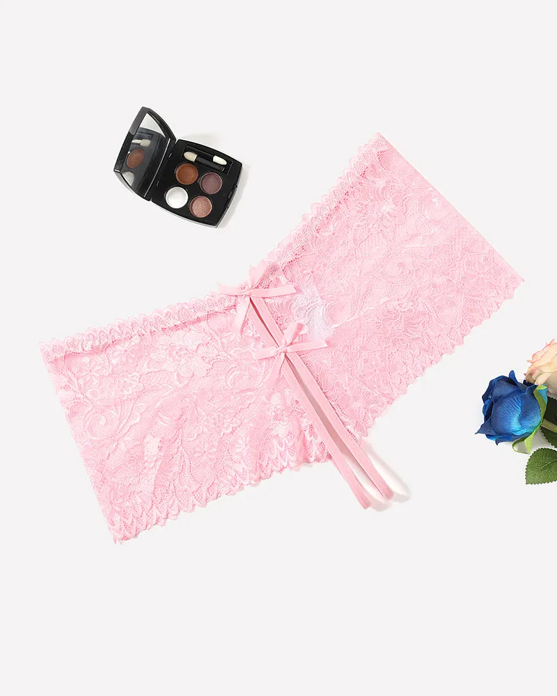 Lace Underwear High Waist Panty