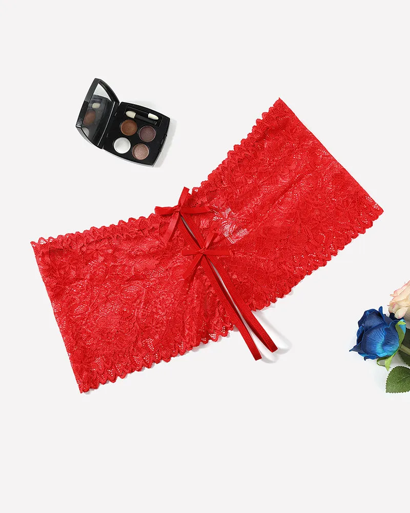 Lace Underwear High Waist Panty