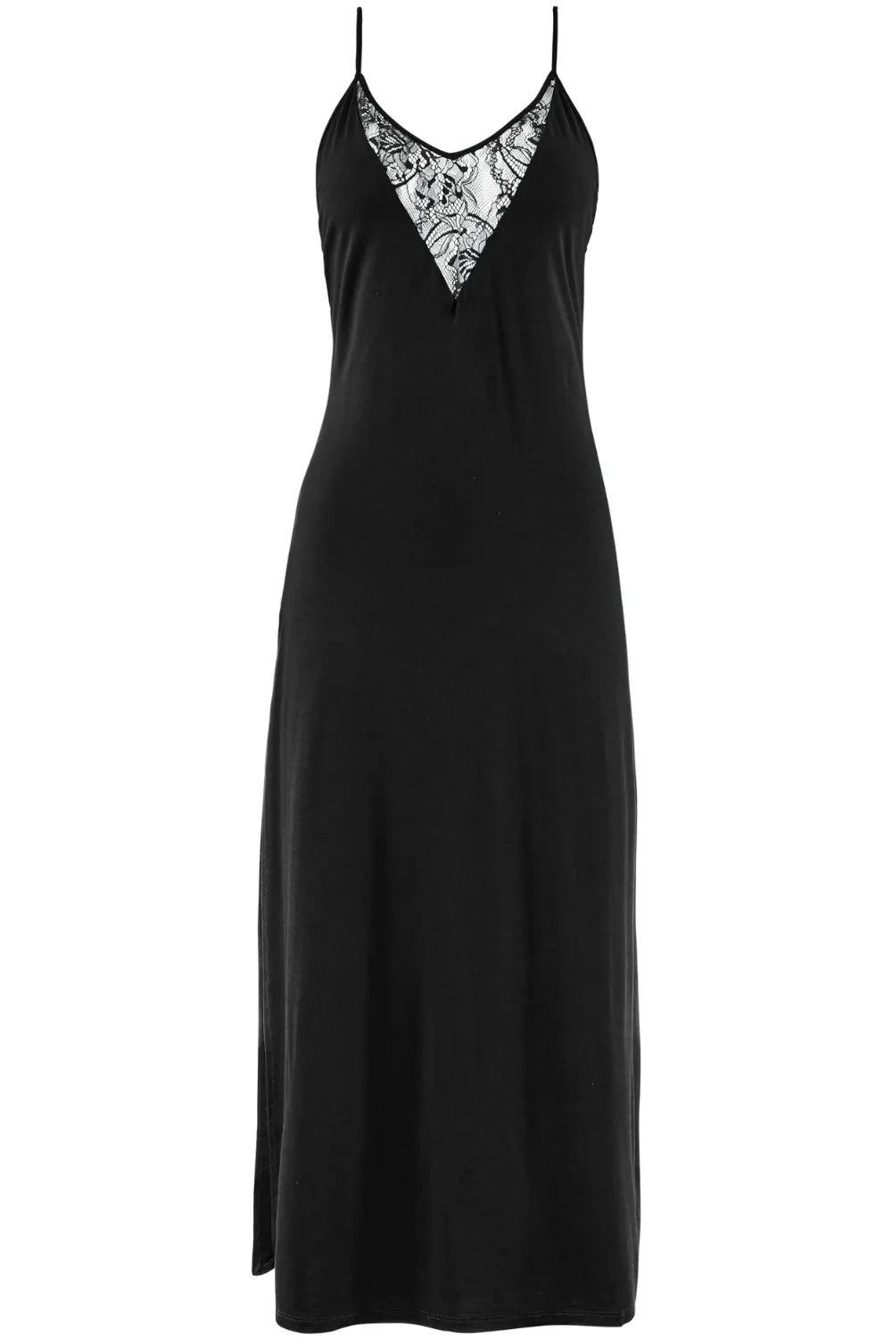 Lazy Days Long Nightie Black