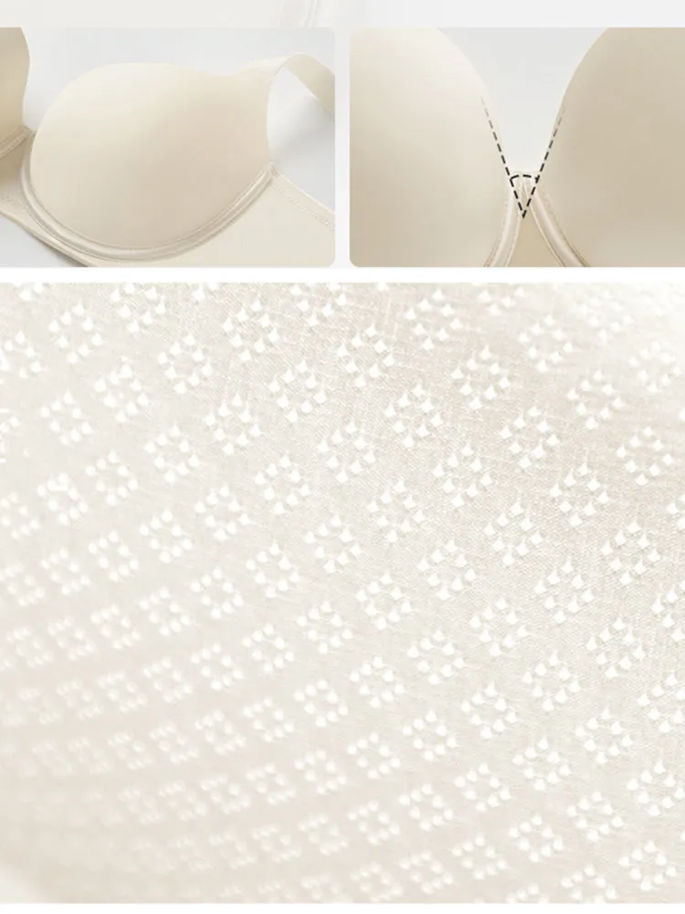 Lightweight Full-Coverage Bra with Enhanced Support