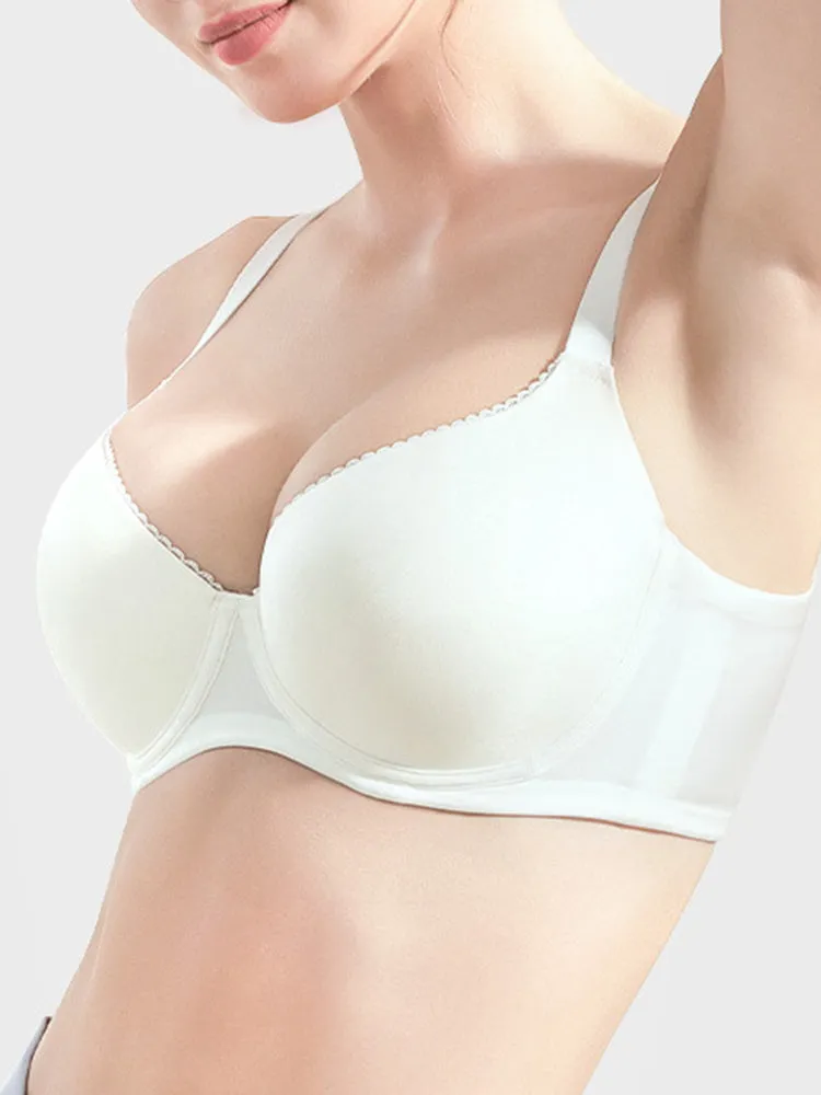 Lightweight Full-Coverage Bra with Enhanced Support