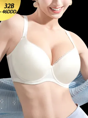 Lightweight Full-Coverage Bra with Enhanced Support