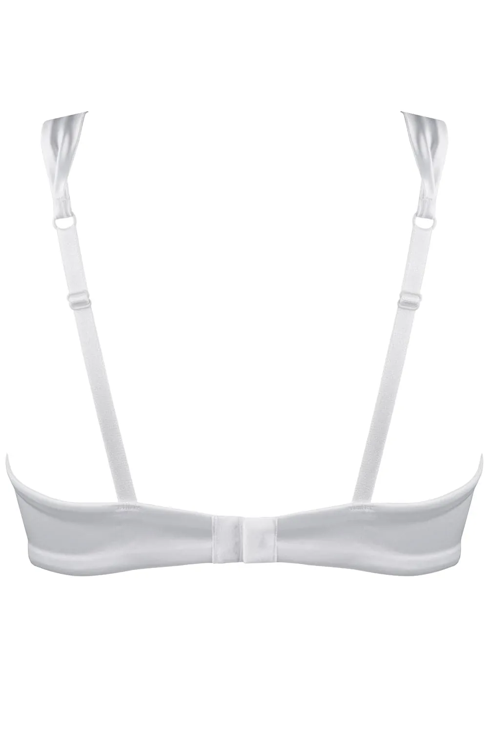 Marlene Underwired Bra with Swarovski Crystals in White