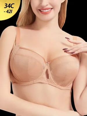 Minimizer Breathable Full Coverage Mesh Bras