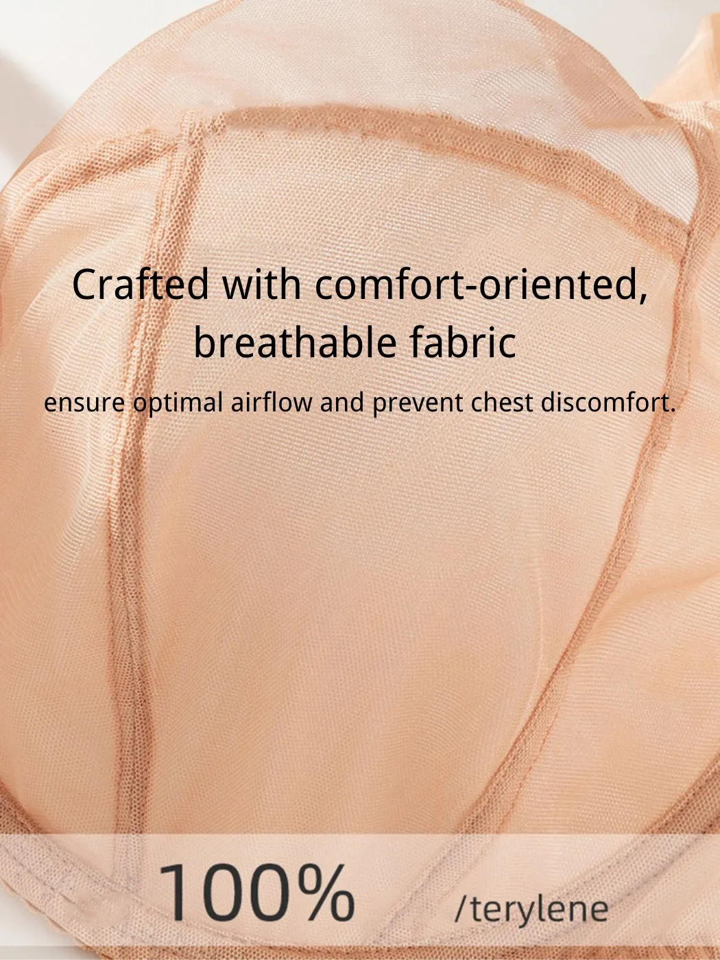 Minimizer Breathable Full Coverage Mesh Bras