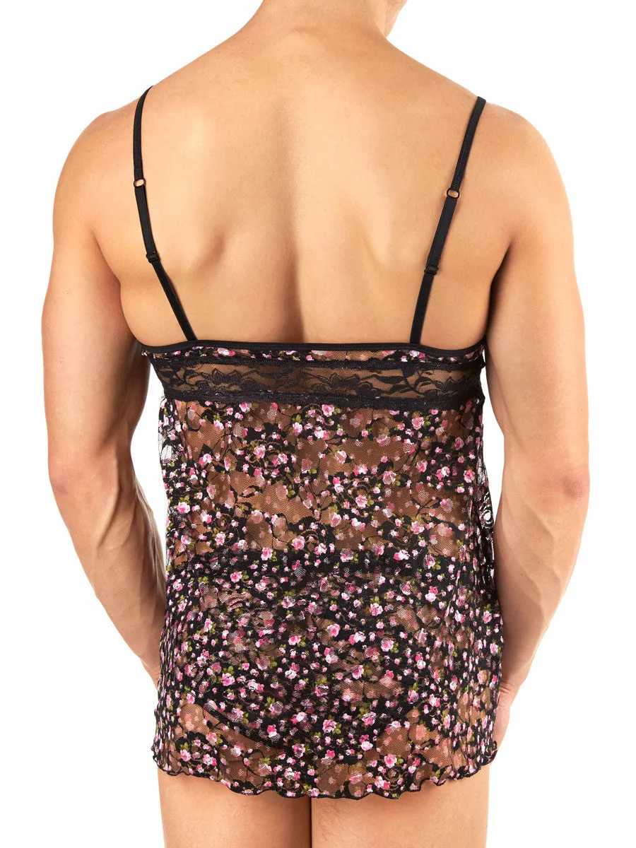 Nude Rose Lace Baby Doll