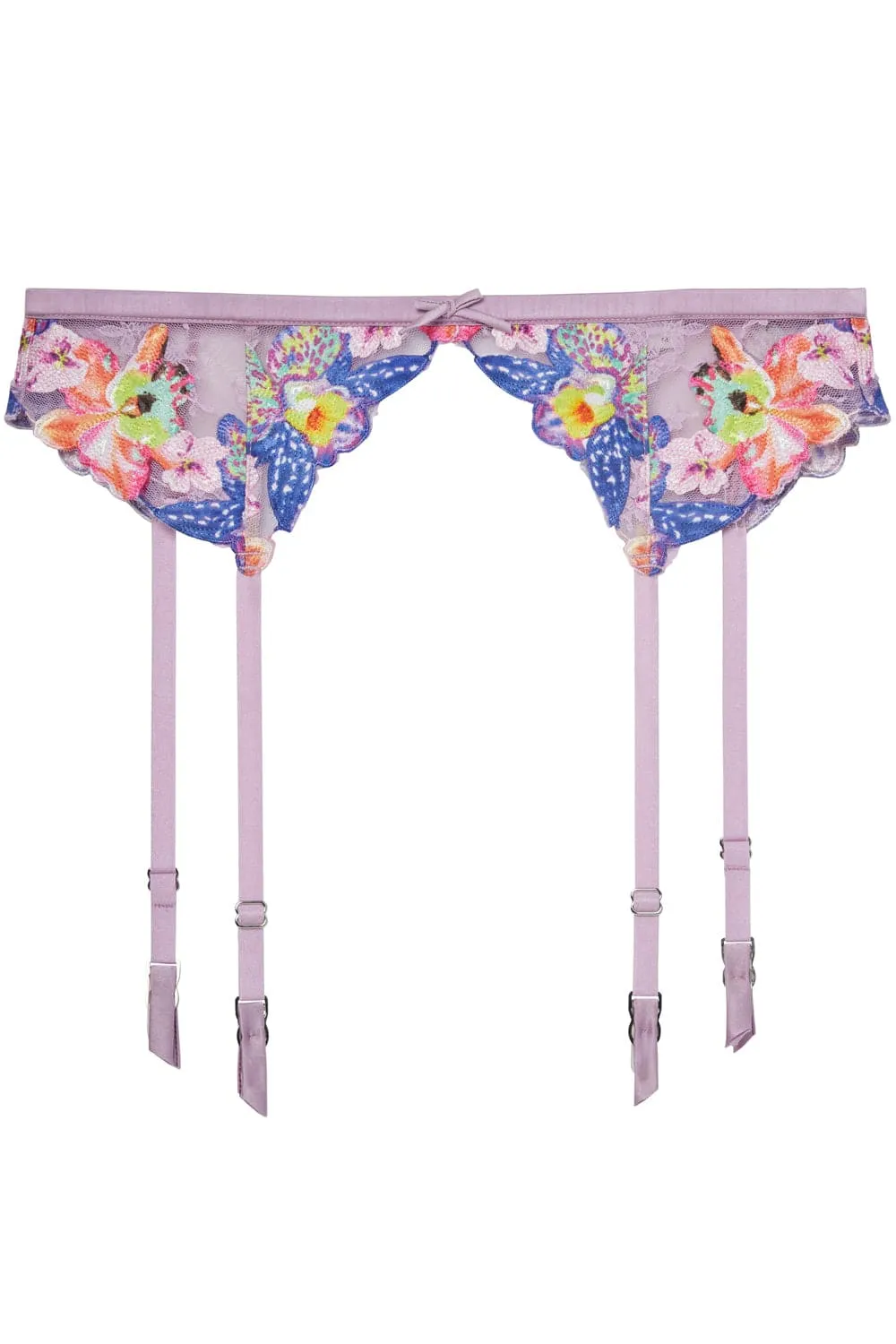 Orchid Embroidery Suspender