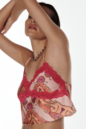 Parker Satin Cropped Camisole