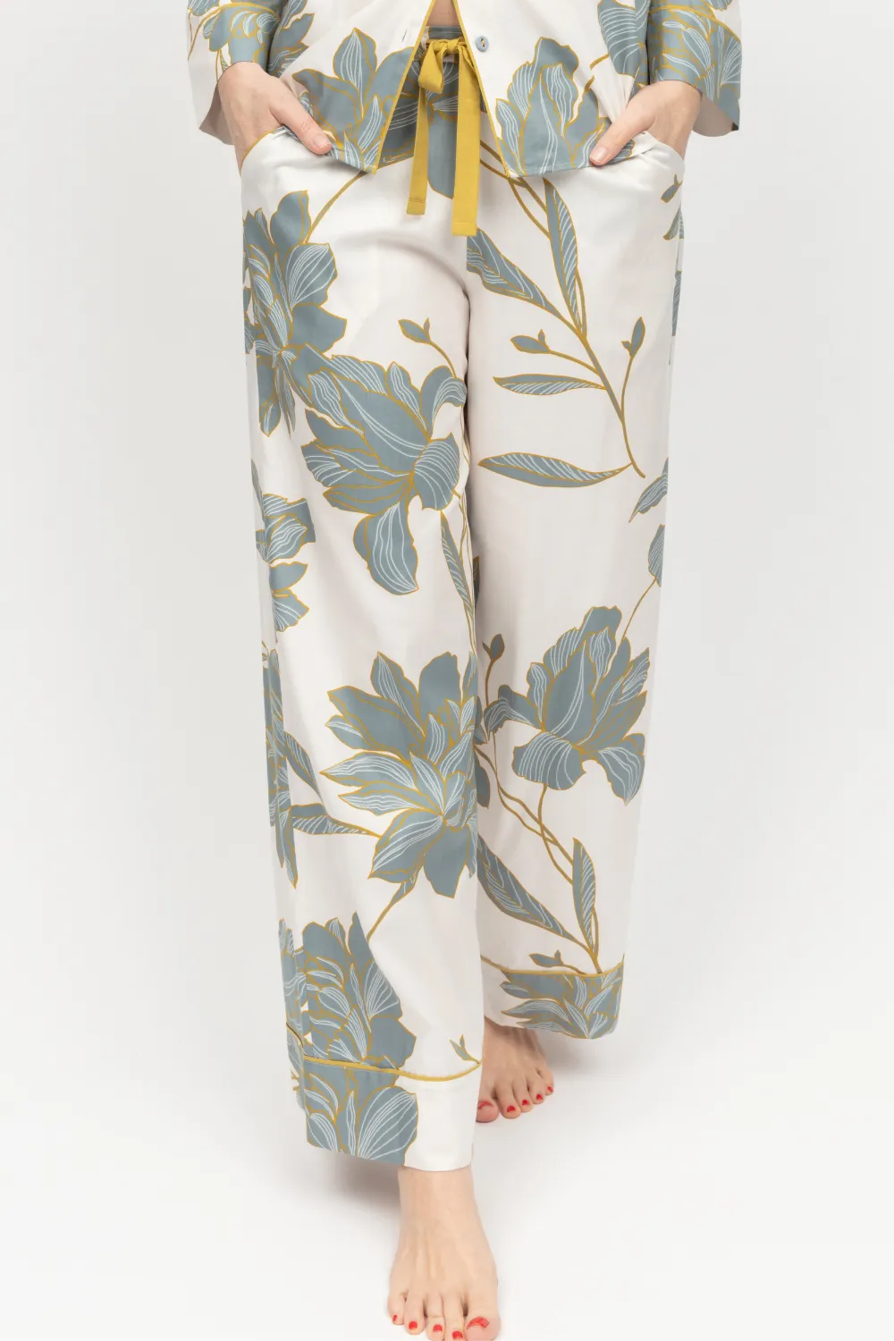 Piper Floral Print Pyjama Bottom, Size UK 8