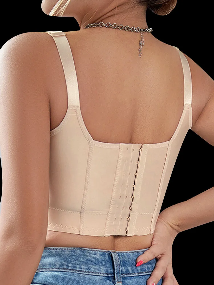 Plus Size Seamless Contour Bra Underwire Bras – Anti-Sag Side Support