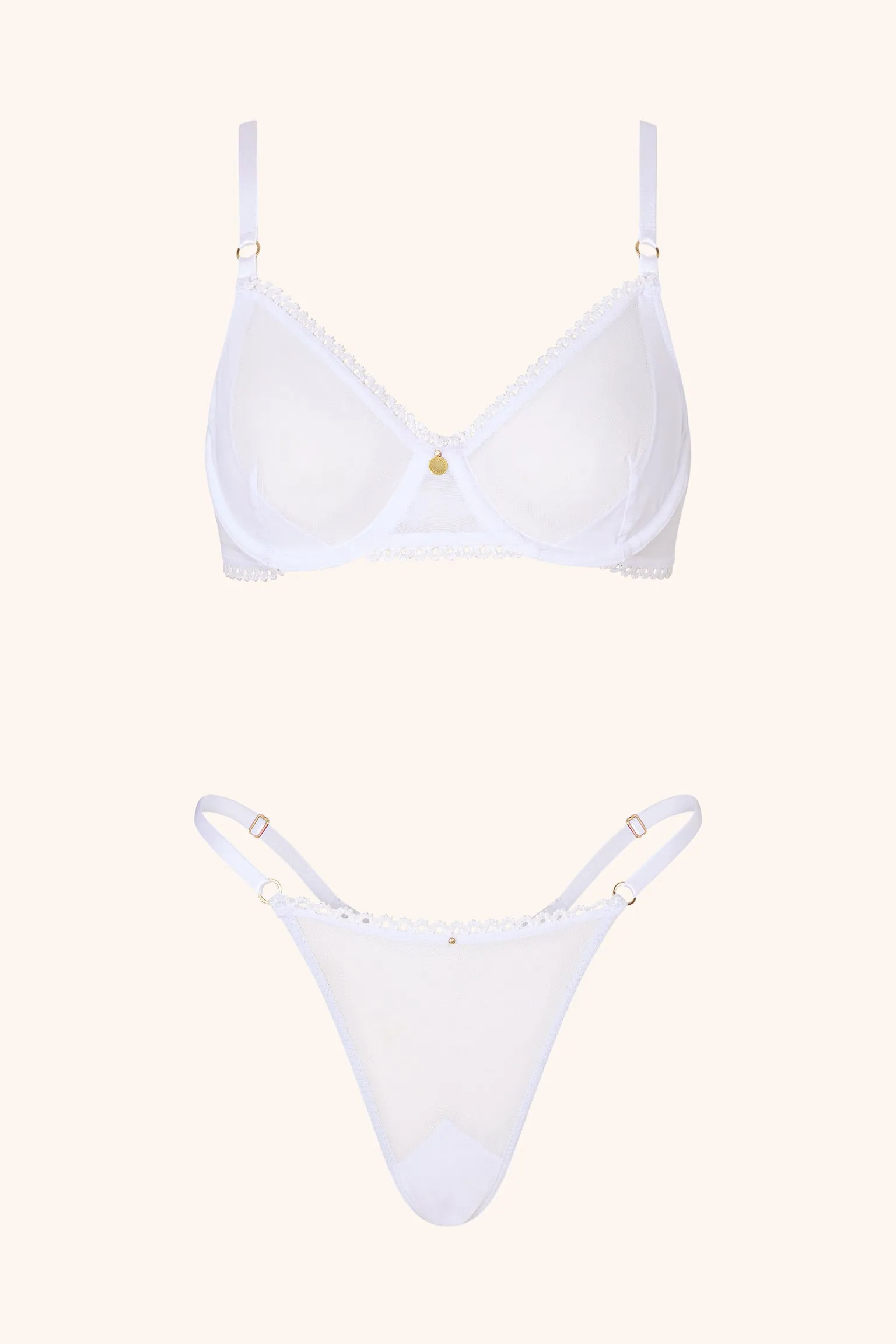 Push Up Bra White
