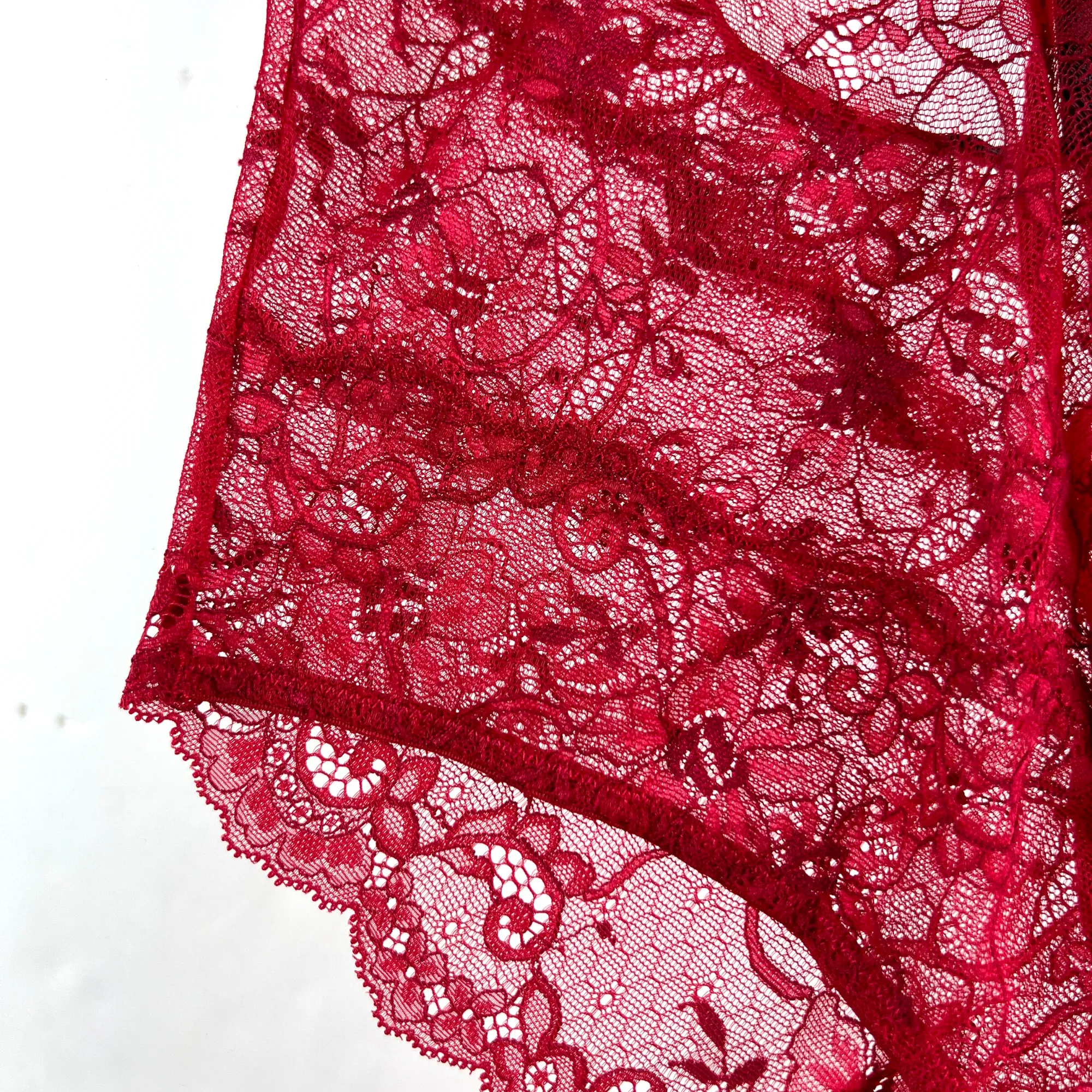 Samantha Chang All Lace Amour Halter Bodysuit
