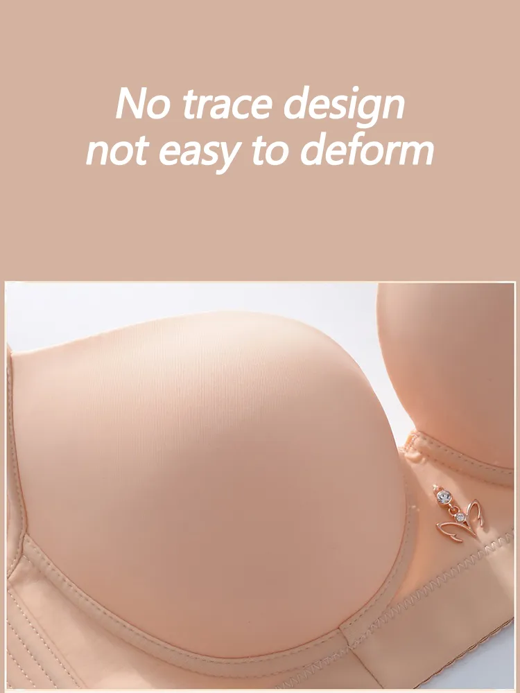Seamless Push Up Wireless Side Support Bra