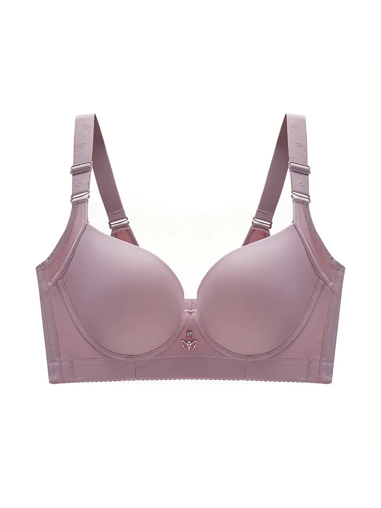 Seamless Push Up Wireless Side Support Bra