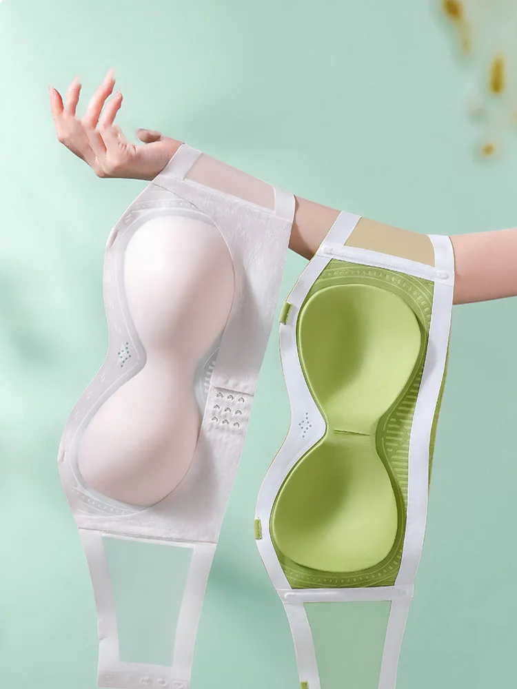 Seamless Strapless Bandeau Front Closure Bras