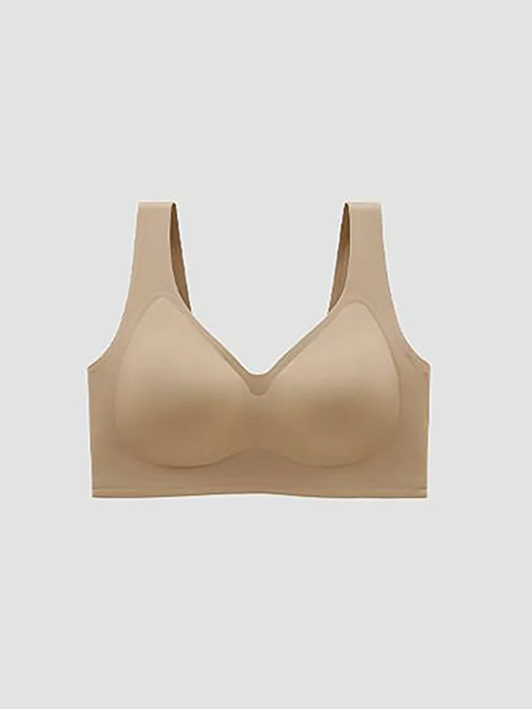Seamless V-Neck Wireless Bras