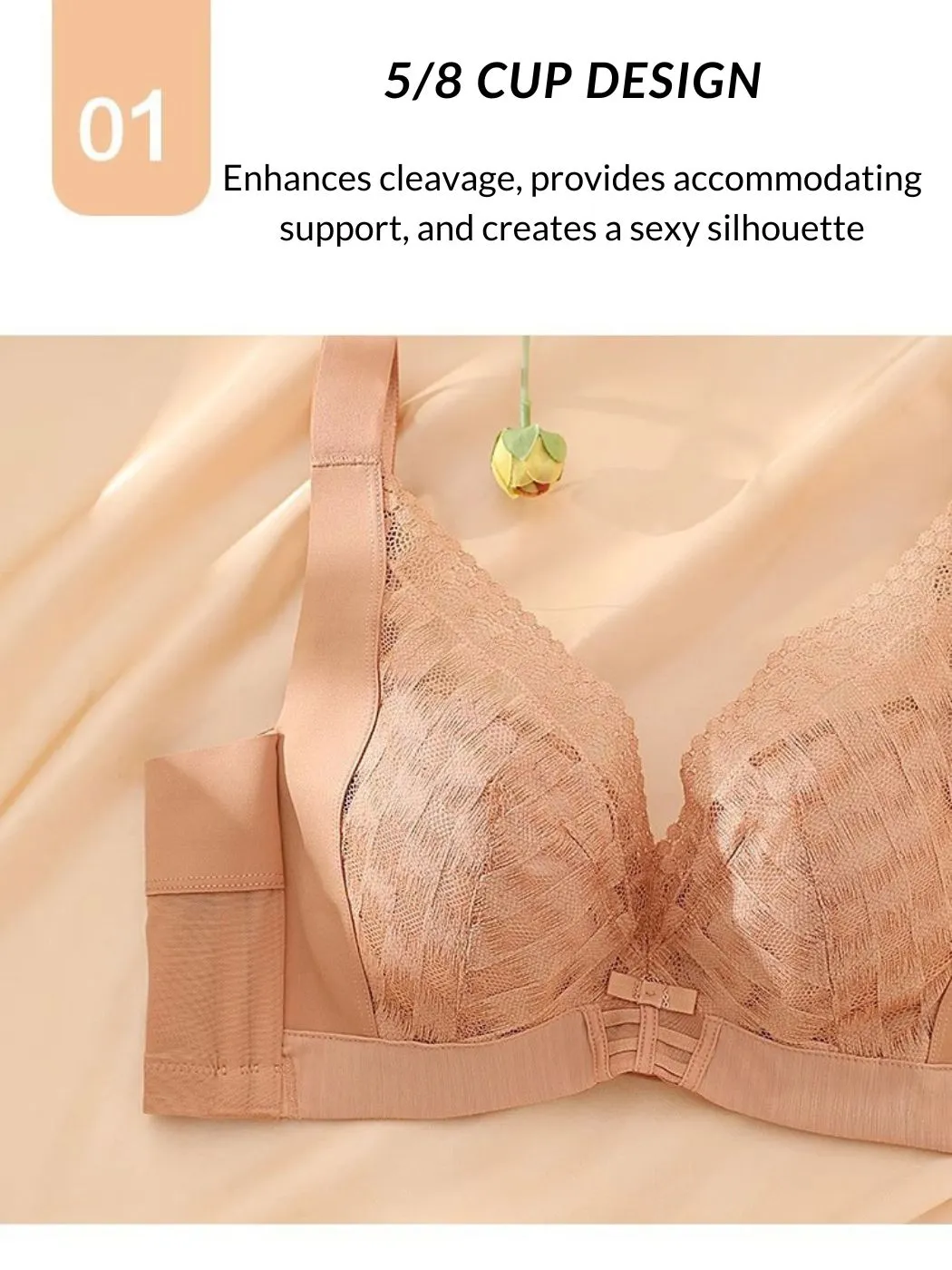 Soft Minimizer Bras Push-Up Full Figure Bras