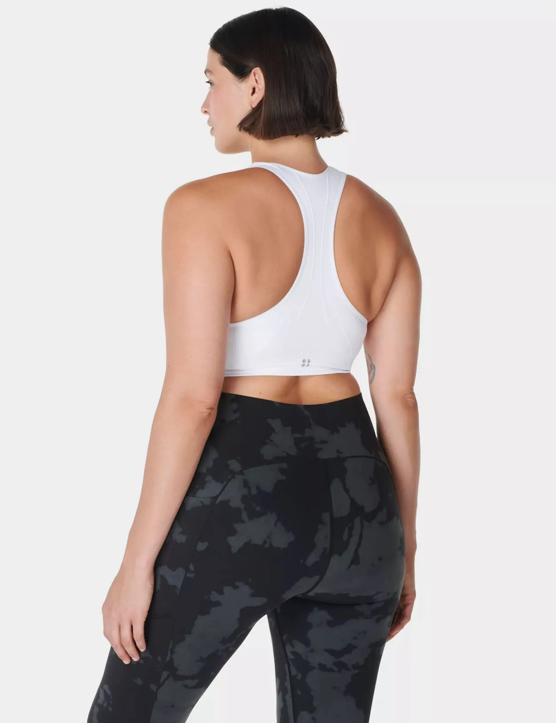 Stamina Seamless Sports Bra - White