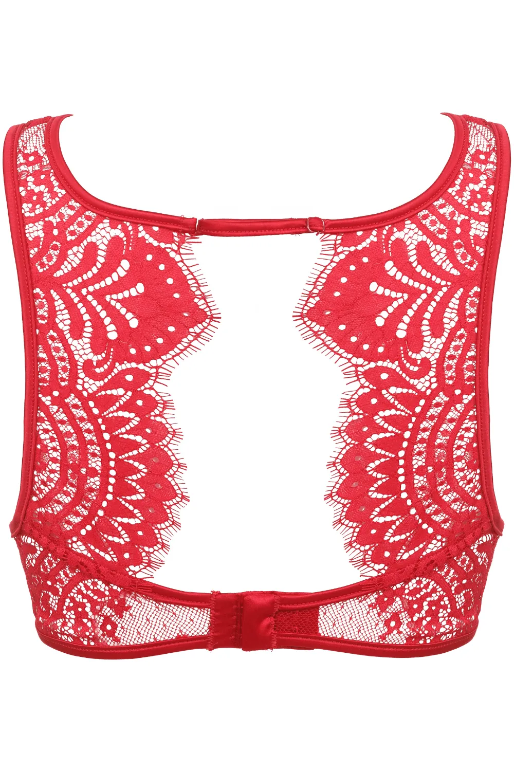 The Black Swan Fantasy Bra with Swarovski Crystals in Red