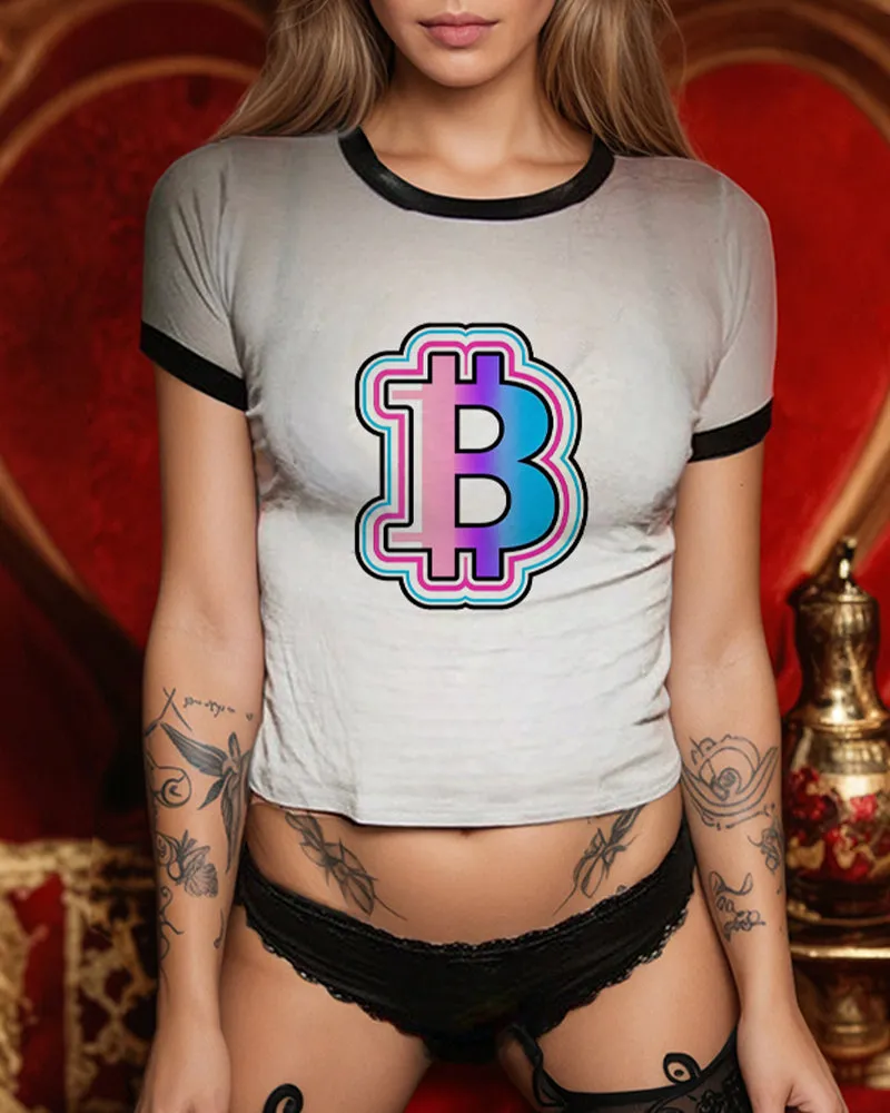 Tight Graffiti Top & Panties Set