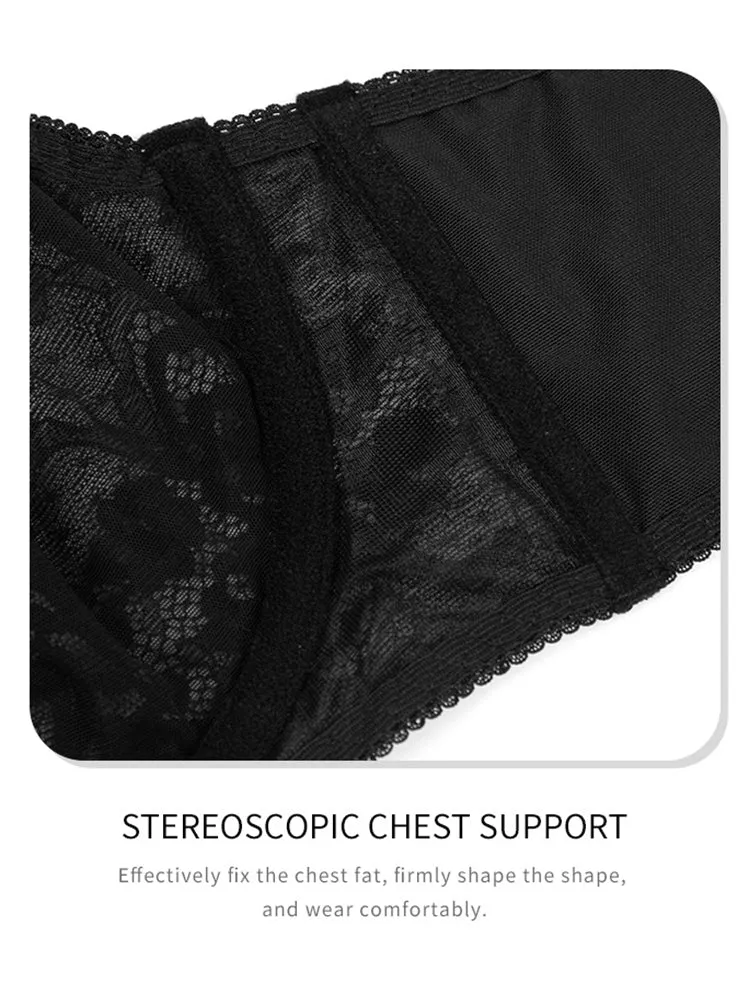 Ultra-Thin Breathable Mesh Lace Underwire Bra