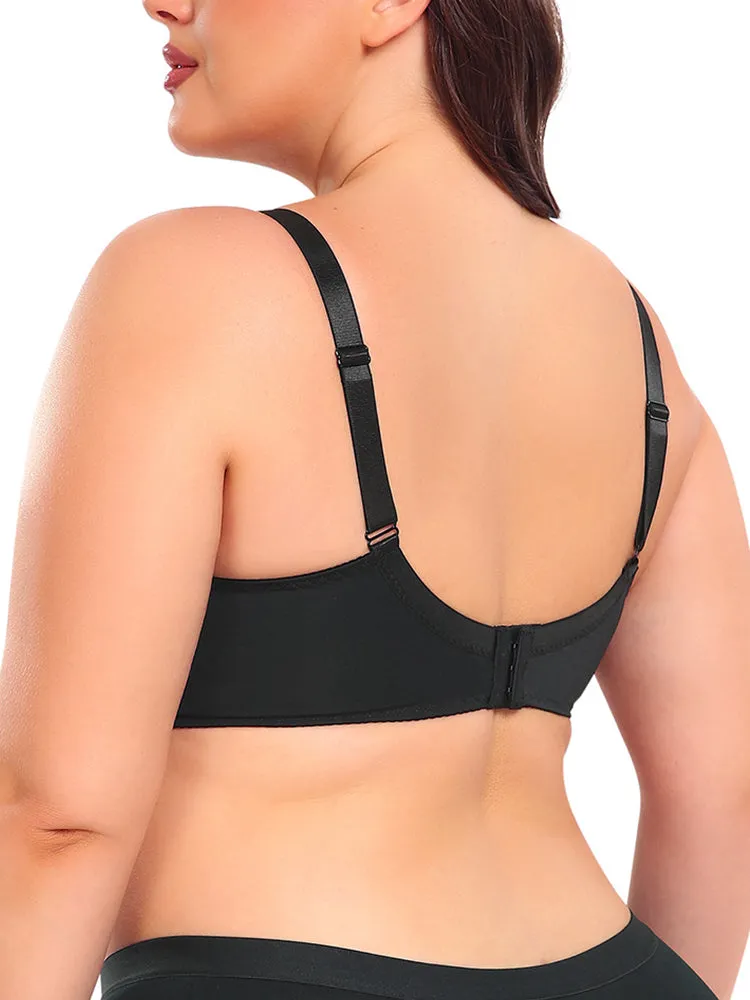 Ultra-Thin Breathable Mesh Lace Underwire Bra