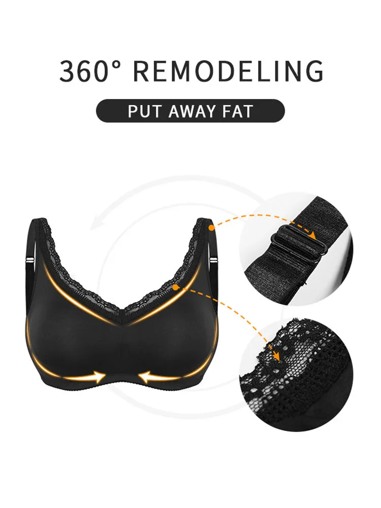 Ultra-Thin Breathable Mesh Lace Underwire Bra
