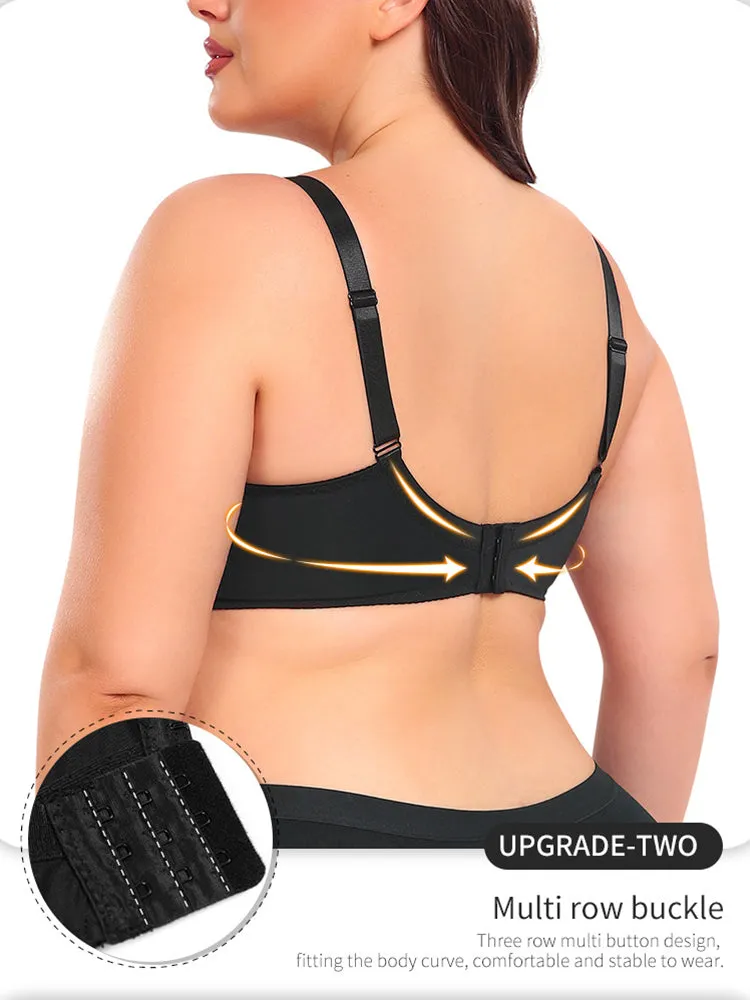 Ultra-Thin Breathable Mesh Lace Underwire Bra