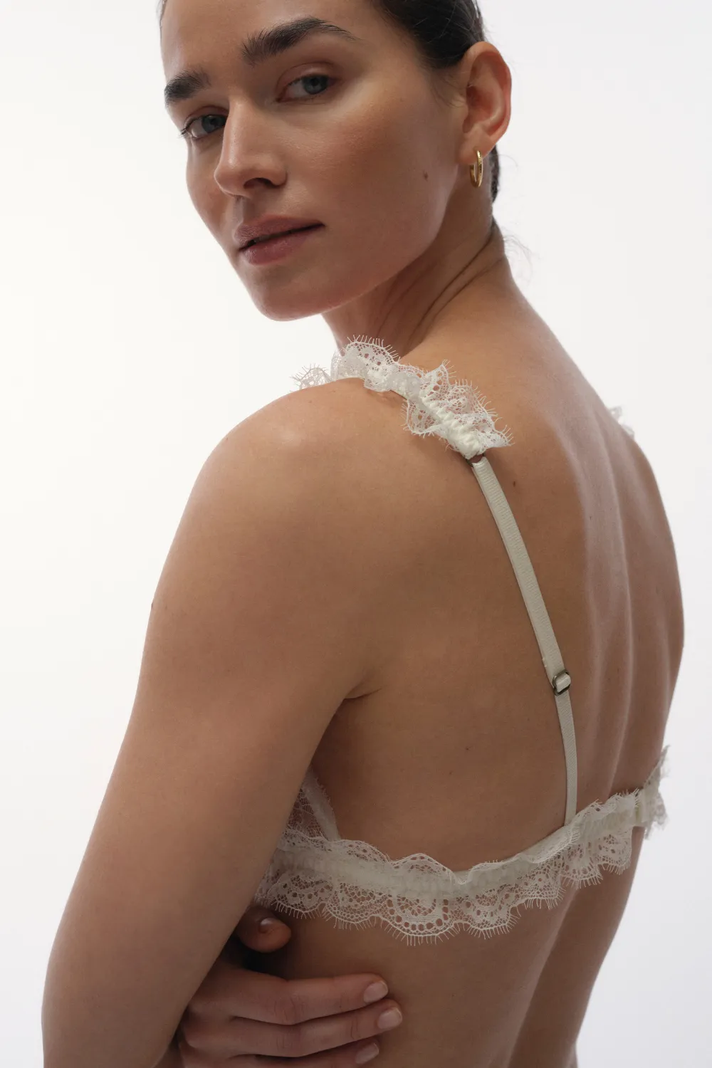 Uma Lace Triangle Bralette