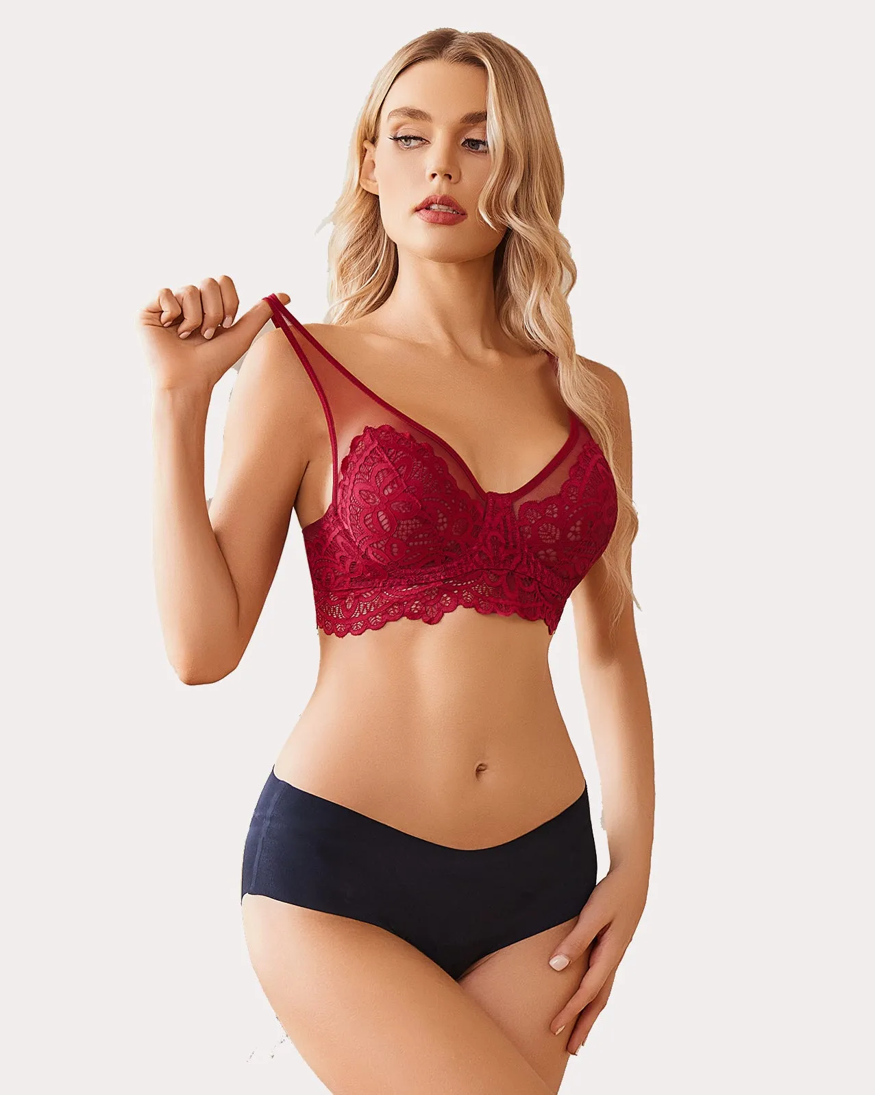 Underwire Bra Lace Full Coverage Bralette