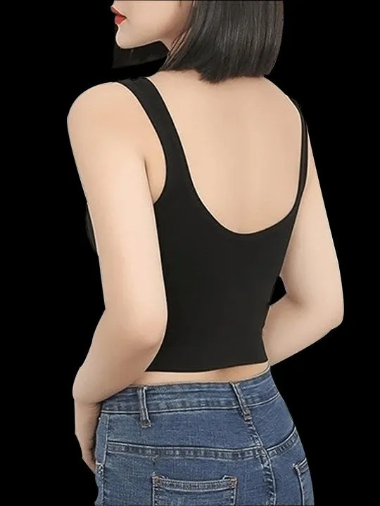 Wireless 3D Push-up Sports Tank Top Bra