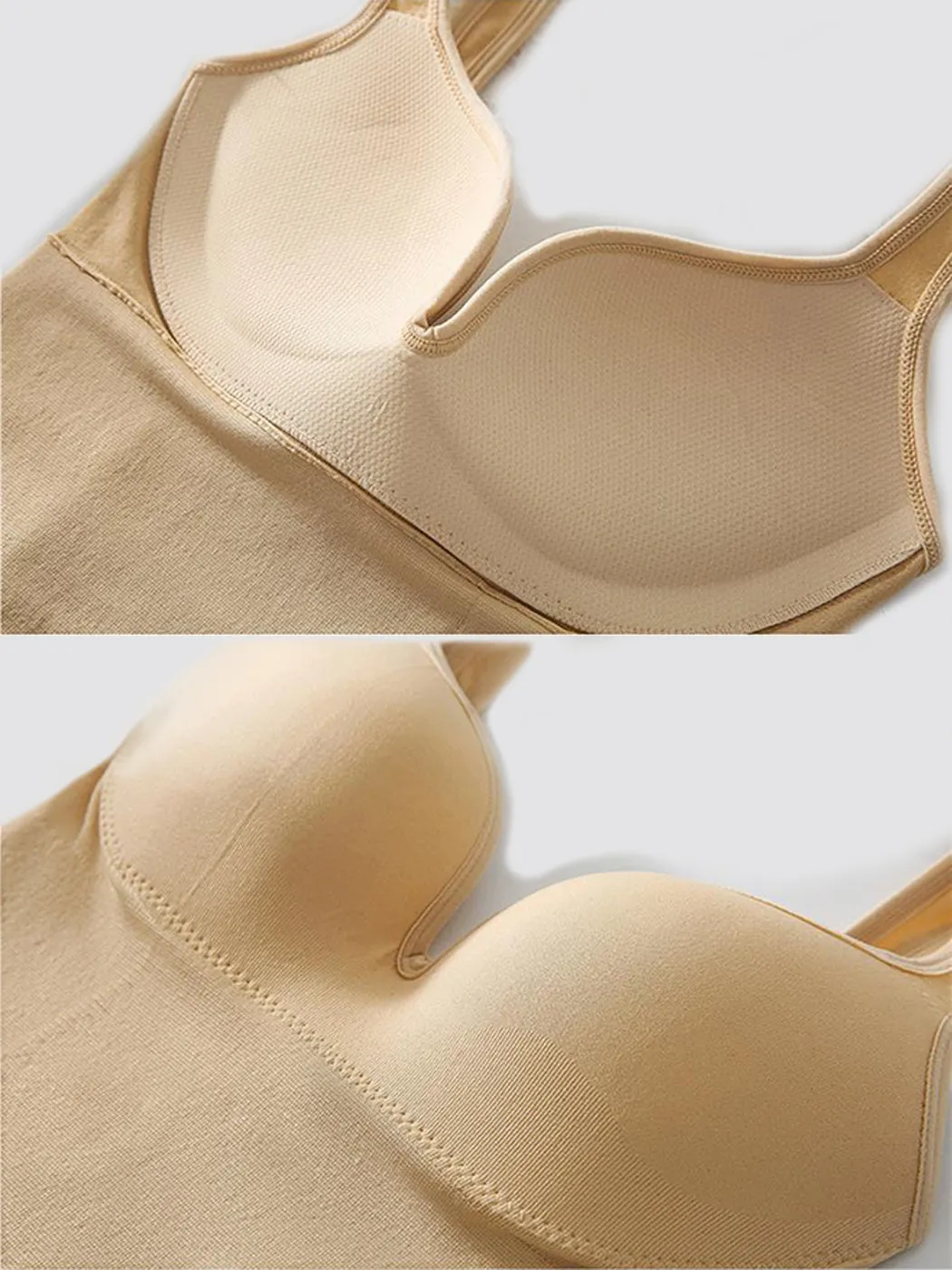 Wireless 3D Push-up Sports Tank Top Bra
