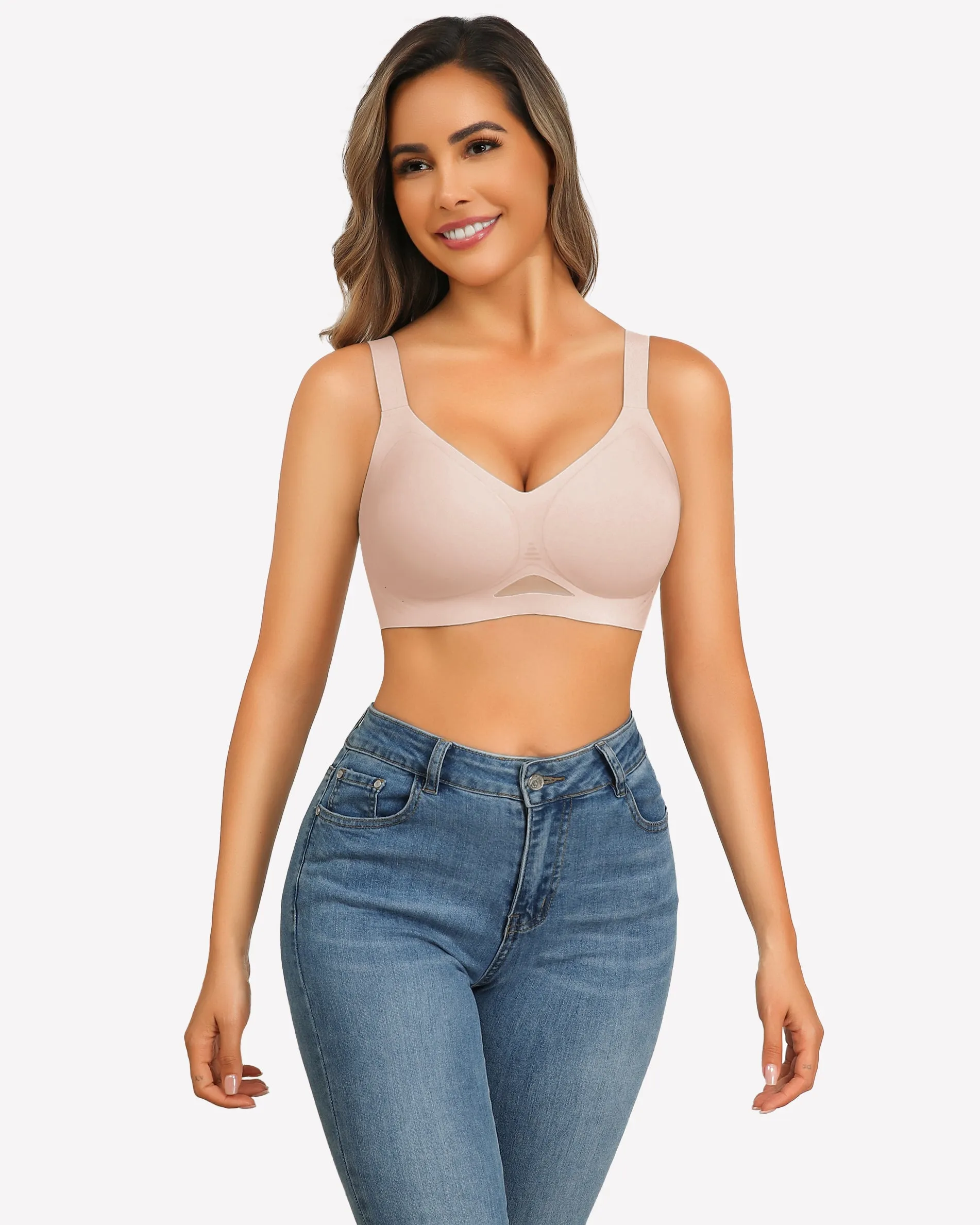 Wireless Bras Seamless Push Up Bra