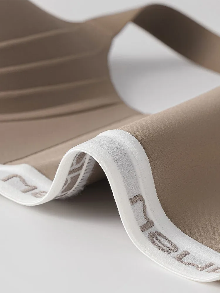 Wireless Seamless Push-Up Bra with Elastic Underband