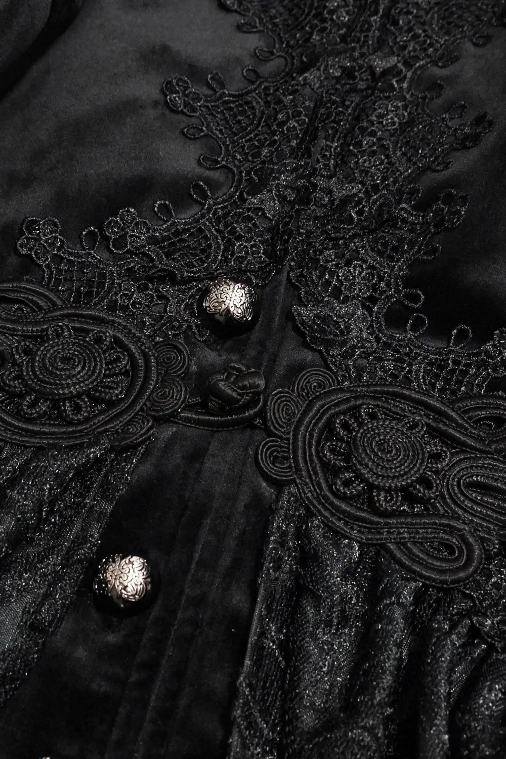 Witcheress Floral Lace Tailcoat