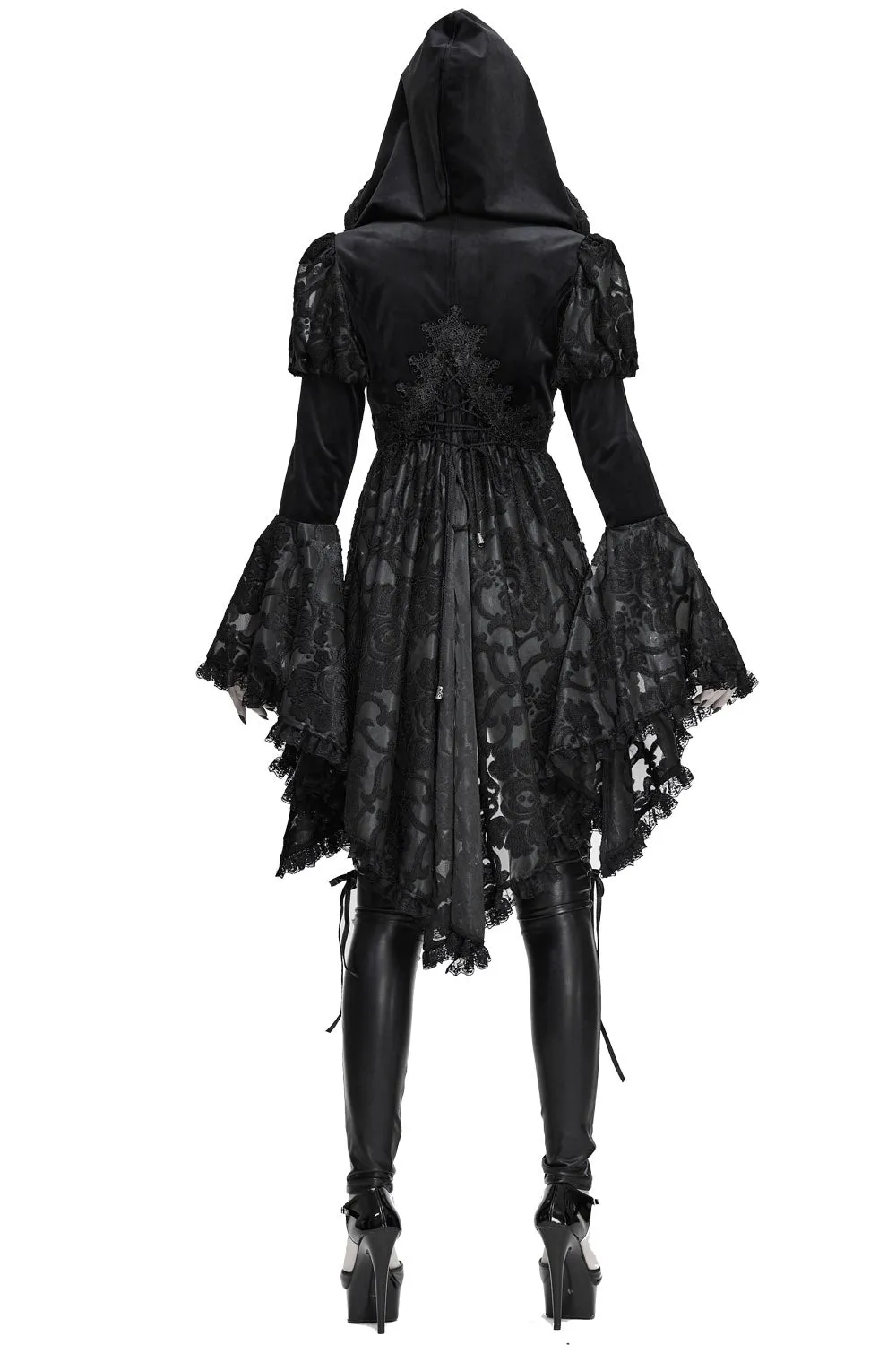 Witcheress Floral Lace Tailcoat
