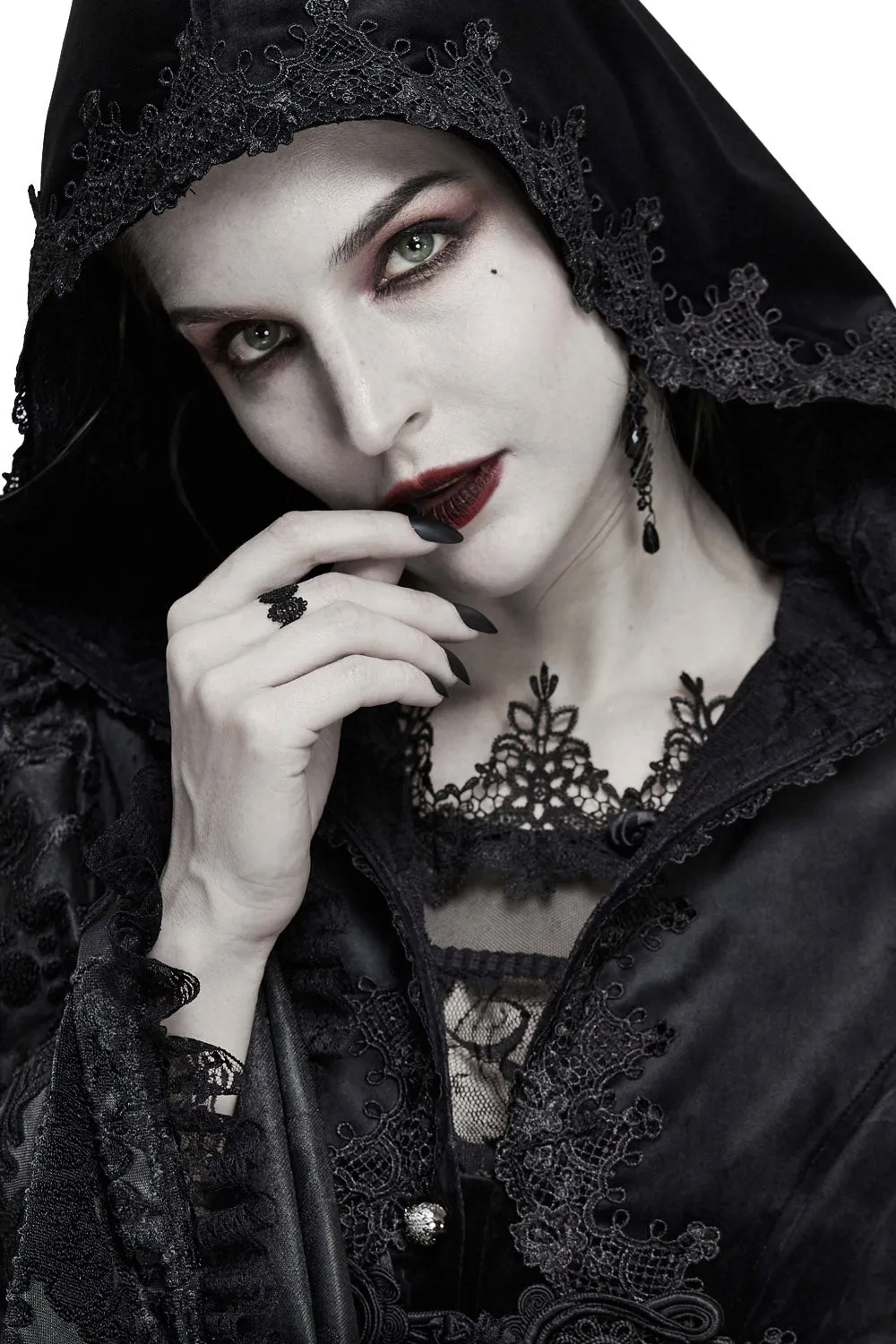 Witcheress Floral Lace Tailcoat