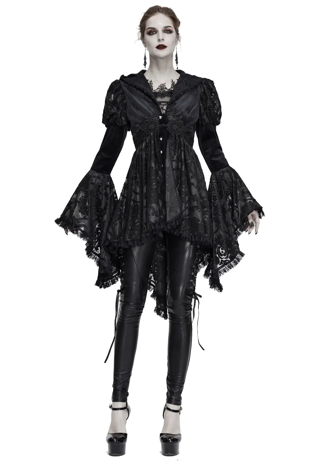 Witcheress Floral Lace Tailcoat