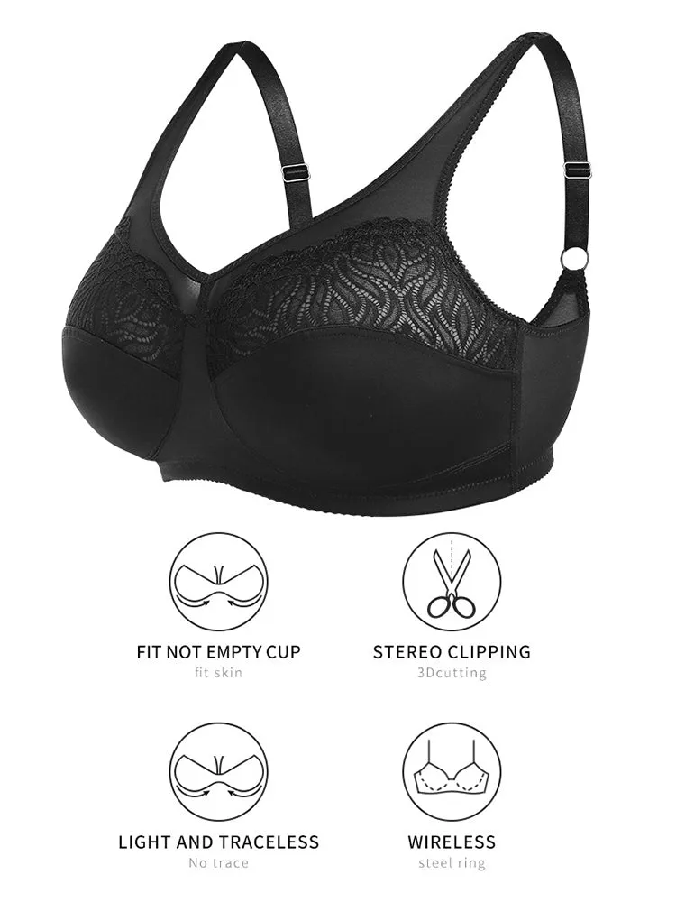 Women's Breathable Wireless Lift Up Bras
